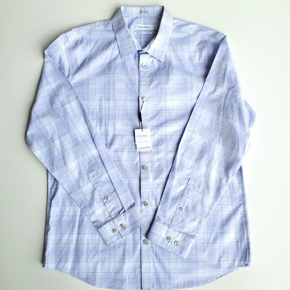 Calvin Klein Breathable, Cool Tech Button Down NWT